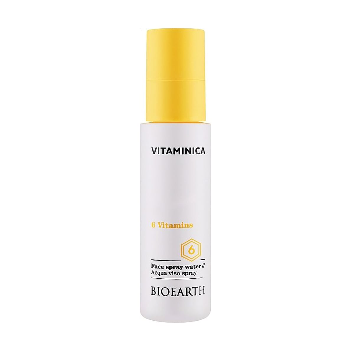 Уцінка! Спрей для обличчя Bioearth Vitaminica 6 Vitamins Face Spray Water, 100 мл